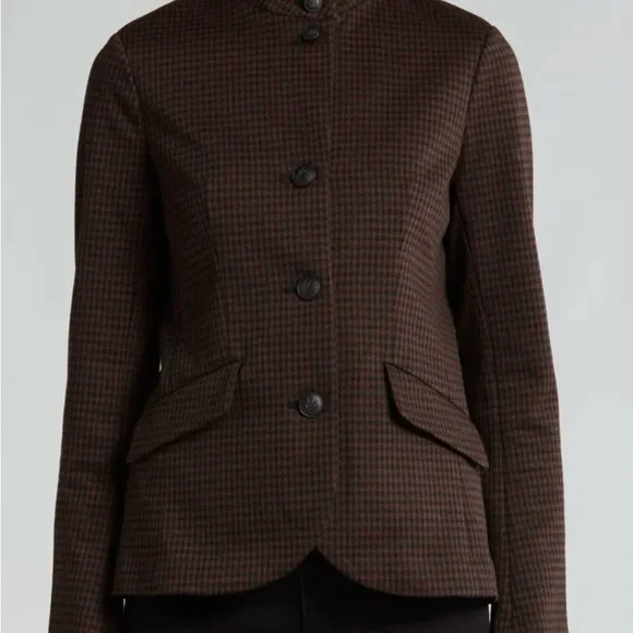 Rag & Bone Sadie Houndstooth Blazer In Brown Multi Sz 8 NWT
